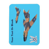 Twee Israëlische Super Mystères Magneet (Verticaal)