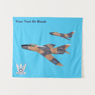 Twee Israëlische Super Mystères Wandkleed