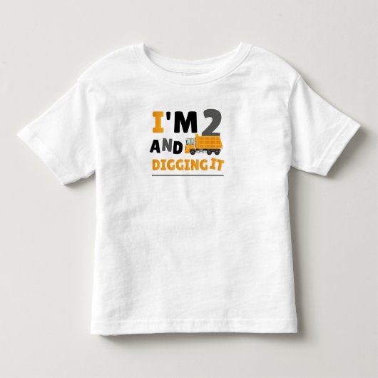 Twee jaar 2e verjaardag van de bouw van 2 jaar kinder shirts (Voorkant)