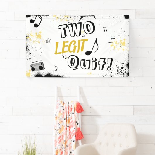 TWEE JAAR BESTAAN TWO LEGIT TO QUIT  SPANDOEK (Insitu)