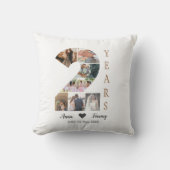 Twee jaar bruiloft Jubileum Kussen (Voorkant)