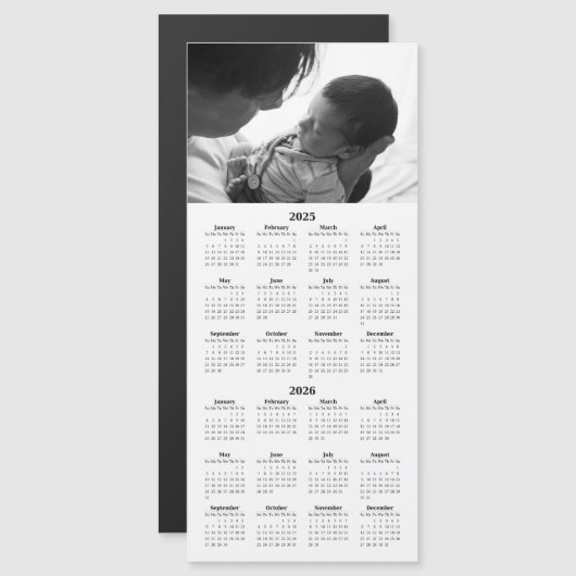 Twee jaar fotokalender 2025-2026 (Voorkant / Achterkant)