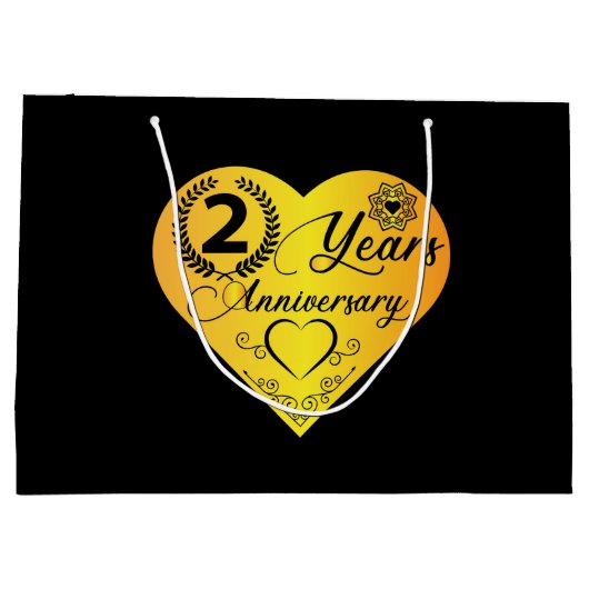 twee jaar jubileumjaar groot cadeauzakje (Achterkant)