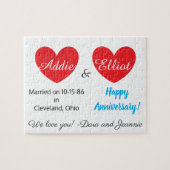 Twee jaar liefde: Jubileum Legpuzzel (Horizontaal)