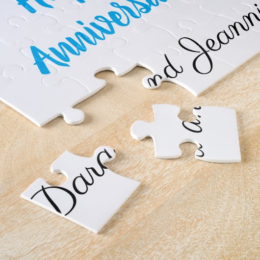 Twee jaar liefde: Jubileum Legpuzzel (Zijkant)