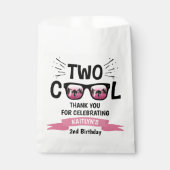 Twee jaar na de geboorte van twee meisjes bedankzakje (Voorkant)