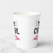 Twee jaar na de geboorte van twee meisjes papieren bekers (Rechts)