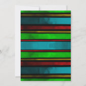 Twee jaar oude uitnodiging voor kleine monster op (Achterkant)