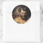 Twee jaar ronde sticker (Tas)