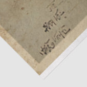 Twee Japanners Woodblock Print Ukiyo Style Tissuepapier (Detail)