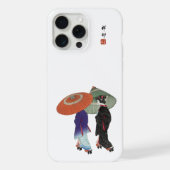  Twee Japans Vrouwen in de regen Ohara Koson iPhone Hoesje (Achterkant)