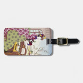 Twee Japanse Dames, C1890 Bagagelabel (Voorkant horizontaal)