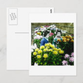 Twee Japanse Geisha's in een bloem Show Yokohama Briefkaart (Voorkant / Achterkant)