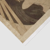 Twee Japanse vrouwen die traditioneel okiyostijl g Tissuepapier (Detail)