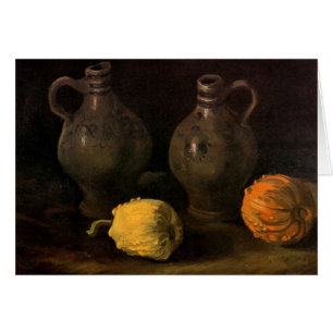 Twee Jars en twee Pumpkins van Vincent van Gogh