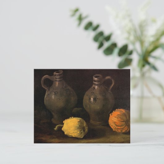 Twee Jars en twee Pumpkins van Vincent van Gogh (Staand voorkant)
