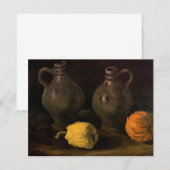 Twee Jars en twee Pumpkins van Vincent van Gogh (Voorkant / Achterkant)
