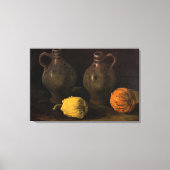 Twee Jars en twee Pumpkins van Vincent van Gogh Canvas Afdruk (Voorkant)