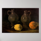 Twee Jars en twee Pumpkins van Vincent van Gogh Poster (Voorkant)