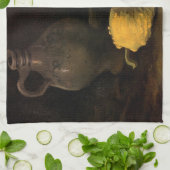 Twee Jars en twee Pumpkins van Vincent van Gogh Theedoek (Gevouwen)