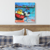 Twee Jolly Vist Boats 2012 Canvas Afdruk (Insitu (Slaapkamer))