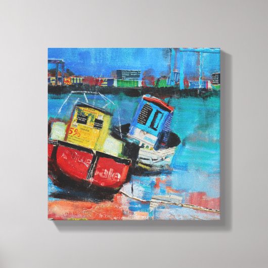 Twee Jolly Vist Boats 2012 Canvas Afdruk (Voorkant)