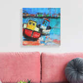 Twee Jolly Vist Boats 2012 Canvas Afdruk (Insitu (Woonkamer))