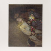 Twee jonge meisjes die naar huis terugkeren legpuzzel (Verticaal)