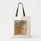 Twee jonge meisjes onder Flowers, Redon Tote Bag (Voorkant)