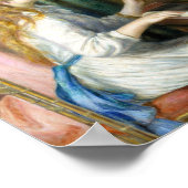 Twee jonge meisjes op de piano door Auguste Renoir Poster (Hoek)