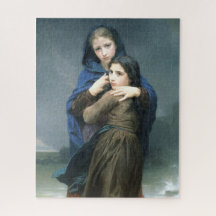 Twee jonge meisjes ver van huis (door W.A. Bouguer