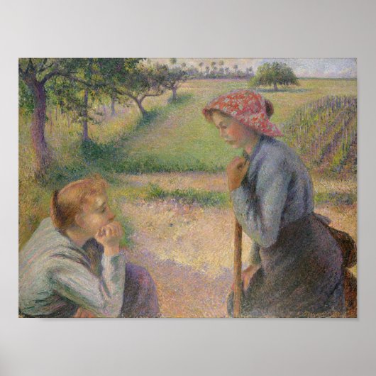 Twee jonge vruchtbare vrouwen poster (Voorkant)