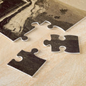 Twee jongens aan de deur van hun tehuis, c.1870 legpuzzel (Zijkant)