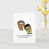 Twee jongens die een geheim houden kaart (Gele Bloem)