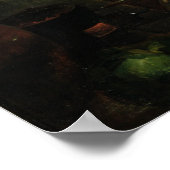 Twee jongens die zich verkleden als soldaten poster (Hoek)