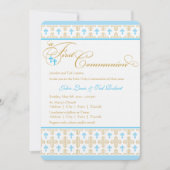 Twee jongens eerste communiqué kaart (Voorkant)