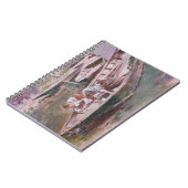 Twee jongens in een boot (van Theodore Robinson) Notitieboek (Linkerzijde)