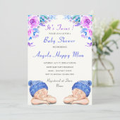 Twee jongens! Slaapend Baby shower (Staand voorkant)