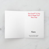 Twee joodse jongens Chrismukkah Card Kaart (Binnen)