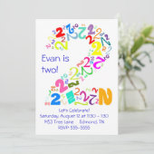 Twee! Kaart (Staand voorkant)