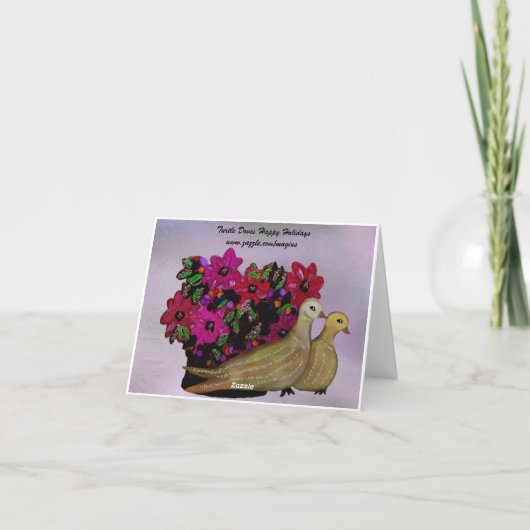 Twee Kaarten van de Duiven van de Schildpad (Achterkant)