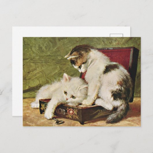 Twee Kaarten voor afspeelbare Kittens (Voorkant / Achterkant)