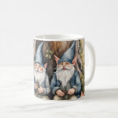 Twee kabouters en een kat koffiemok (Voorkant rechts)
