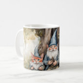 Twee kabouters en een kat koffiemok (Voorkant links)