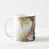 Twee kabouters en een kat koffiemok (Links)