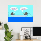 Twee Kalkoenen - Mijn Poster van Turkije (Thuiskantoor)