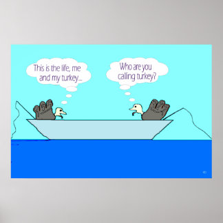 Twee Kalkoenen - Mijn Poster van Turkije
