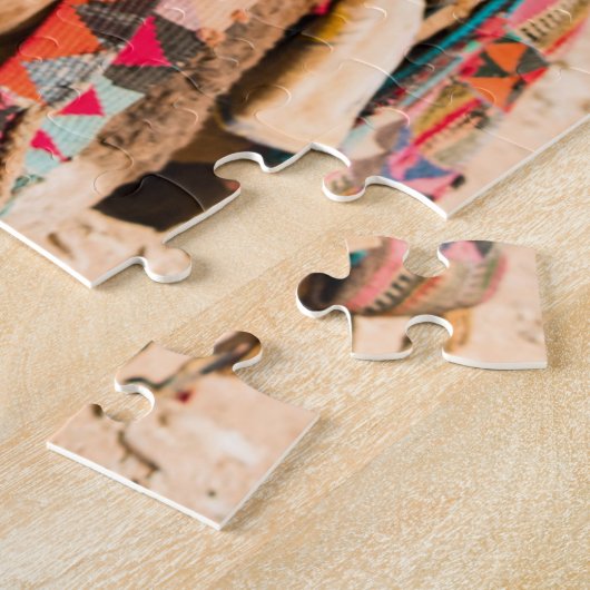 Twee kamelen Egypte Legpuzzel (Zijkant)