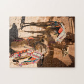 Twee kamelen Egypte Legpuzzel (Horizontaal)