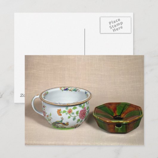 Twee kamerpotten briefkaart (Voorkant / Achterkant)